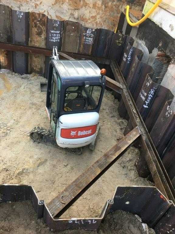 Grodzice larseny Montaż grodzic Ścianki szczelne Grodzica stalowa