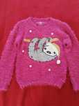 Sweter zimowy świąteczny leniwiec 128 134