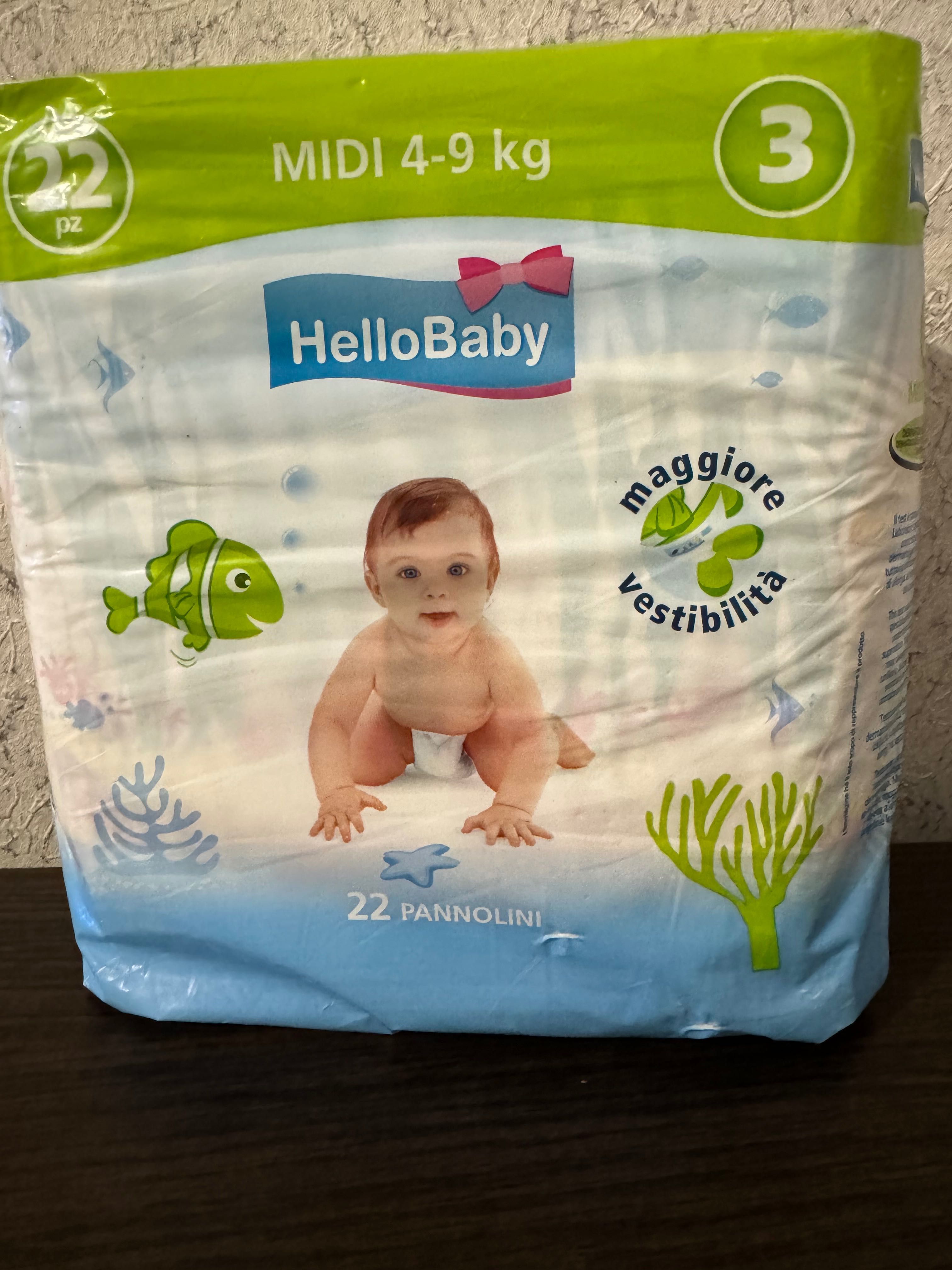 Подгузники Hello Baby 3