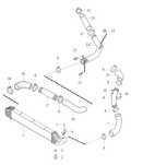 VOLVO V40 V40CC rura dolot powietrza intercooler OE 31411651