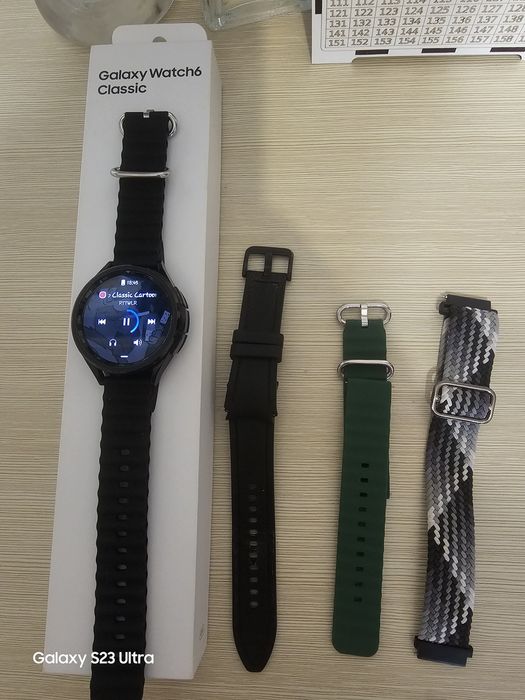 Samsung Galaxy Watch6 Classic 47mm Black   Б/У два года