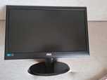 Czarny monitor AOC