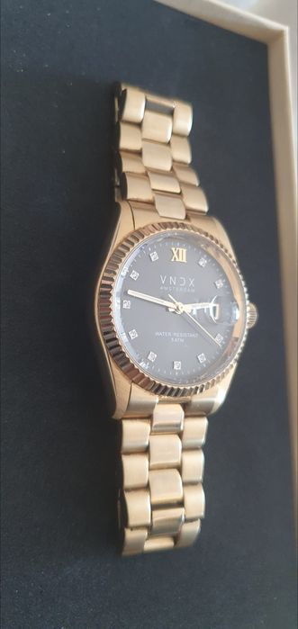 Relógio VNDX Dare Devil Medium Gold Black Amsterdam, Vendoux Paris