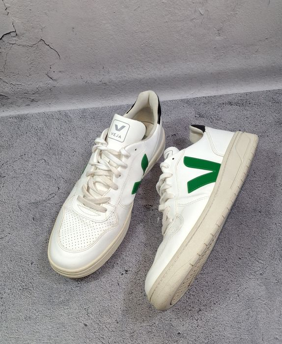 Кроссовки Veja V-10 кожаные ботинки мужские 45 Размера