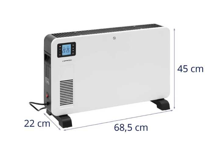 Aquecedor eléctrico de convecção 2300W