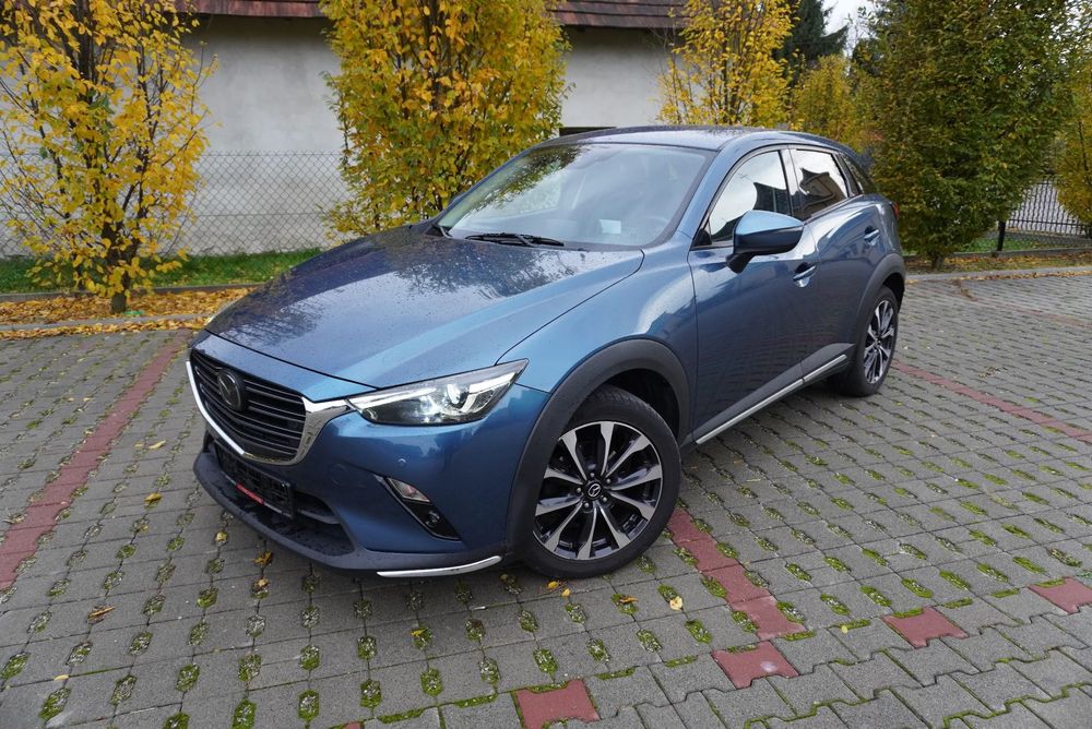 Mazda CX-3 Bezwypadkowy Serwisowany 1-Właściciel Navi HUD Automat Kamera Full !