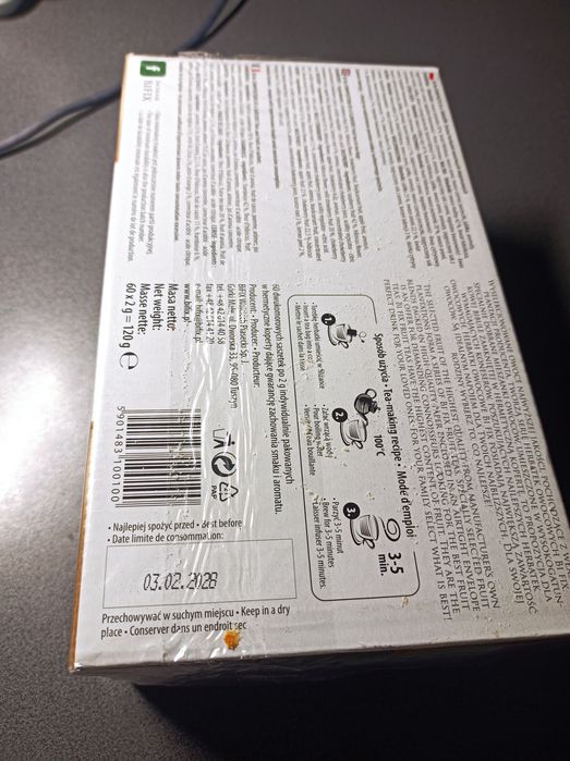 Biofix zestaw herbatek owocowych nowe