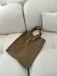 Shopper z naturalnej zamszy