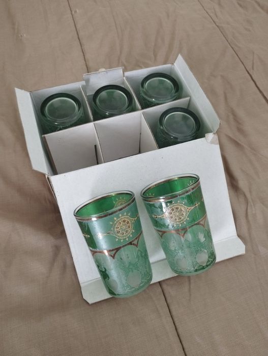 Conjunto copos chá árabes