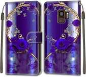 Skórzane etui na telefon komórkowy Samsung Galaxy S9, Flip Case