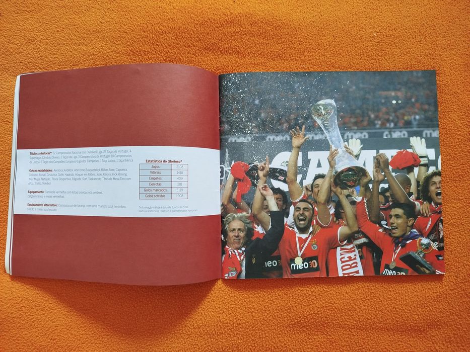 Caderneta Benfica Colecção Estrelas d'O JOGO