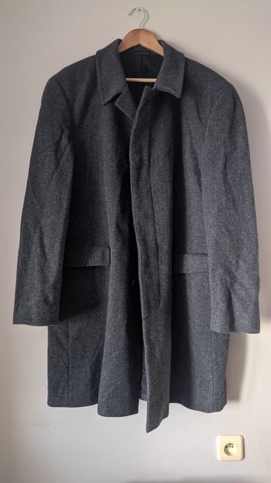 Wełniany męski płaszcz Jake*s XL Ramazotti klasyczny długi wełna