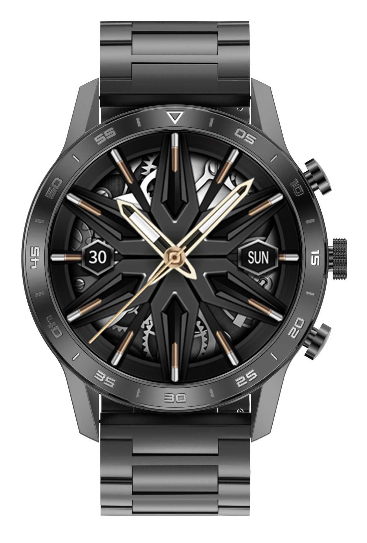 PASEK STALOWY BRANSOLETA klasyczna 22mm do smartwatch zegarek teleskop