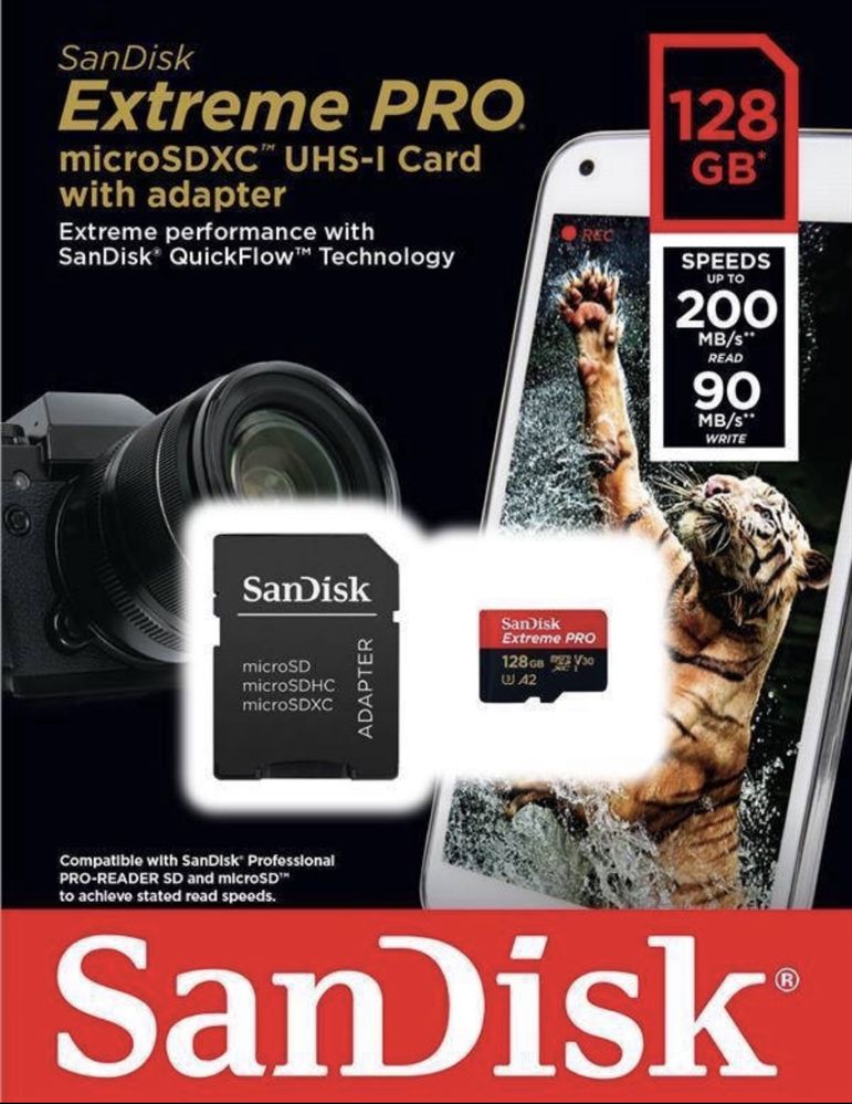 SanDisk 128 gb 200mb/s