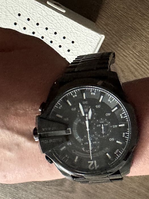Diesel czarny męski zegarek super stan
