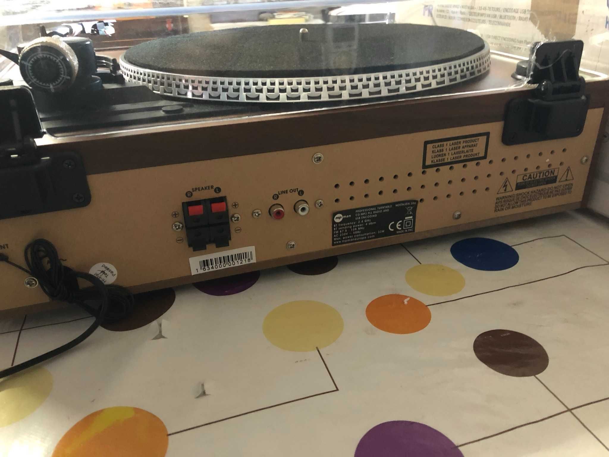 MPman Vintage Hifi System Nostalgia 200 [Gira discos]