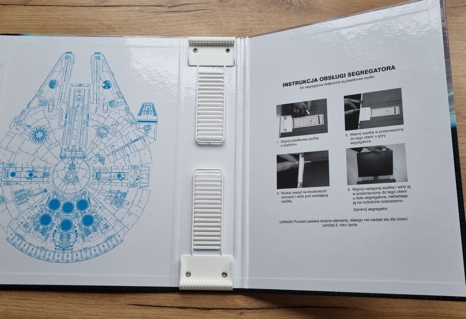 Nowy duży segregator Star Wars Sokół Millenium Falcon Gwiezdne wojny