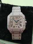 Cartier Santos Iced Out WSSA0018