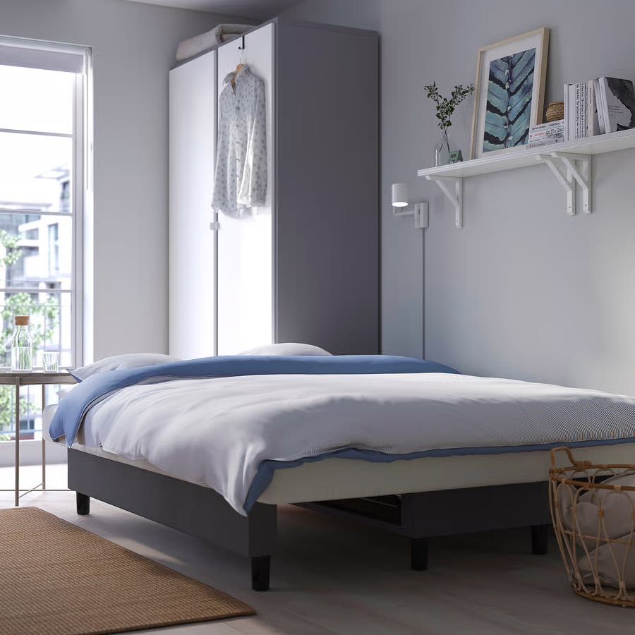 ÄLVDALEN (IKEA)
Sofá-cama, Knisa - Cinzento Escuro, como novo