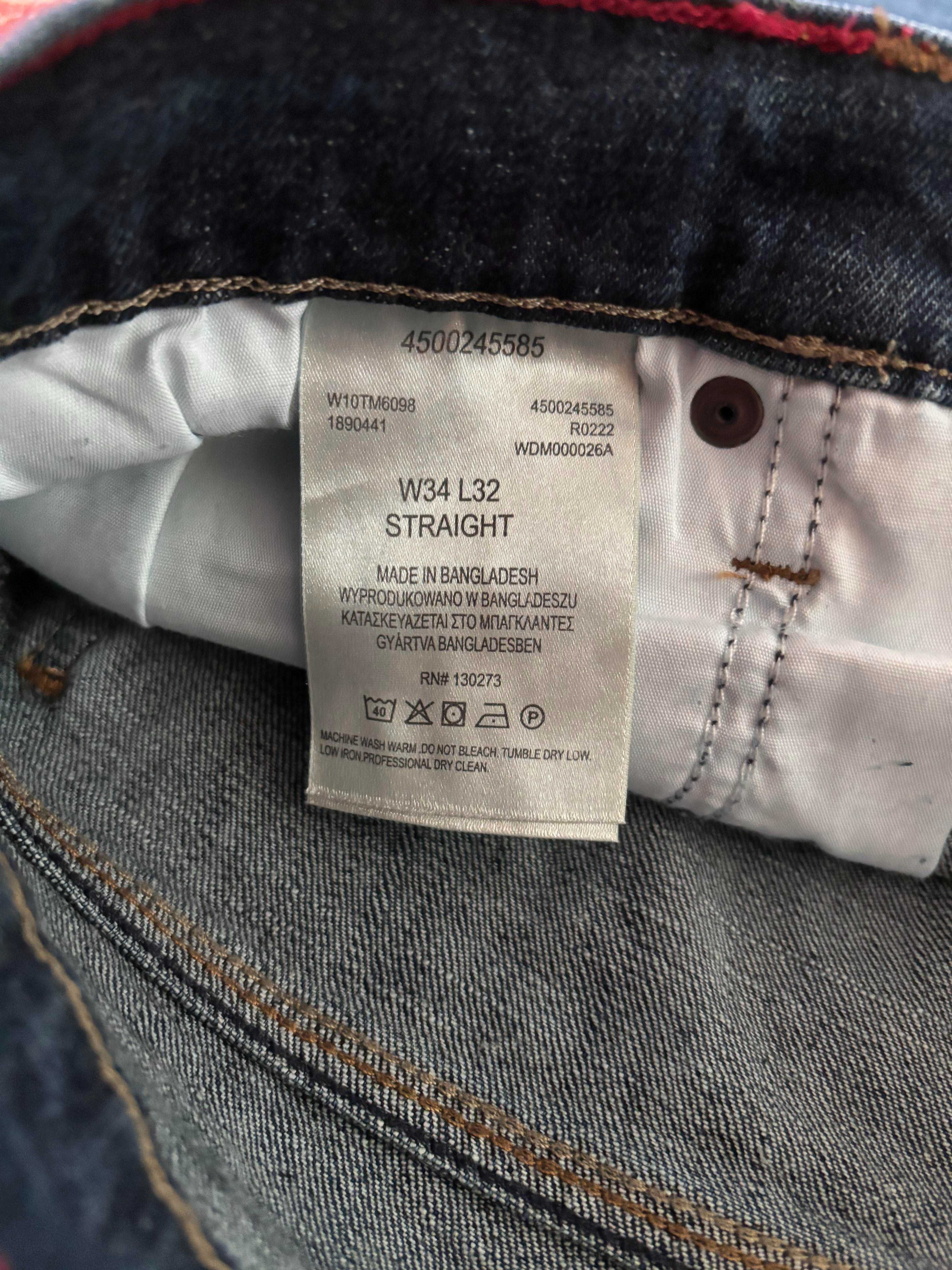 Jeansy proste Wrangler Texas Wrangler We Care r. 34/32