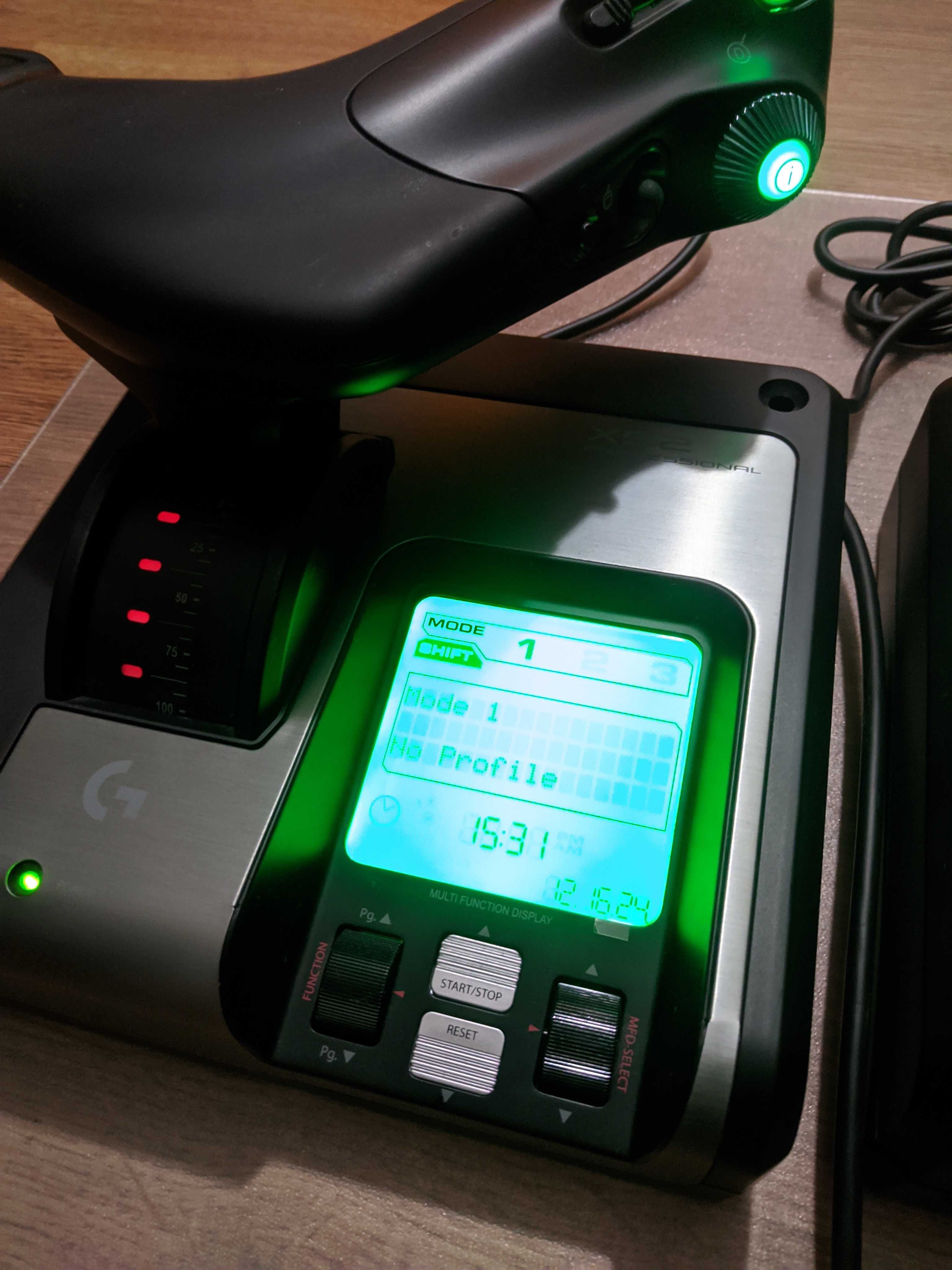 Joystick Logitech Saitek x52 Pro - Stan Jak Nowy