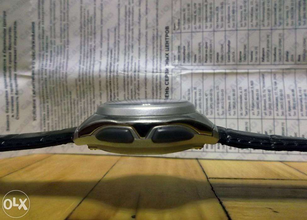 Часы Casio Collection Illuminator Black Leather Strap Watch