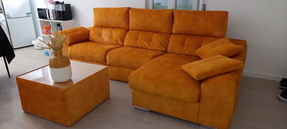 Sofá elétrico reclinável