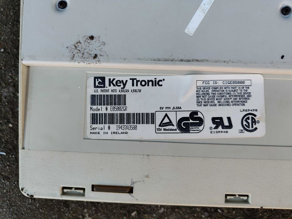 Klawiatura Vintage TrioLine Key Tronic Model E05002gr