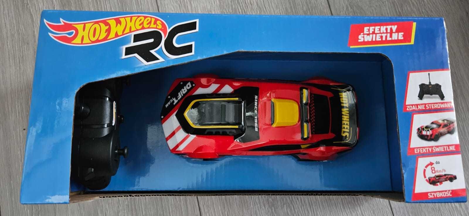 Hot Wheels zdalnie sterowane auto samochód drift rod pilot światło