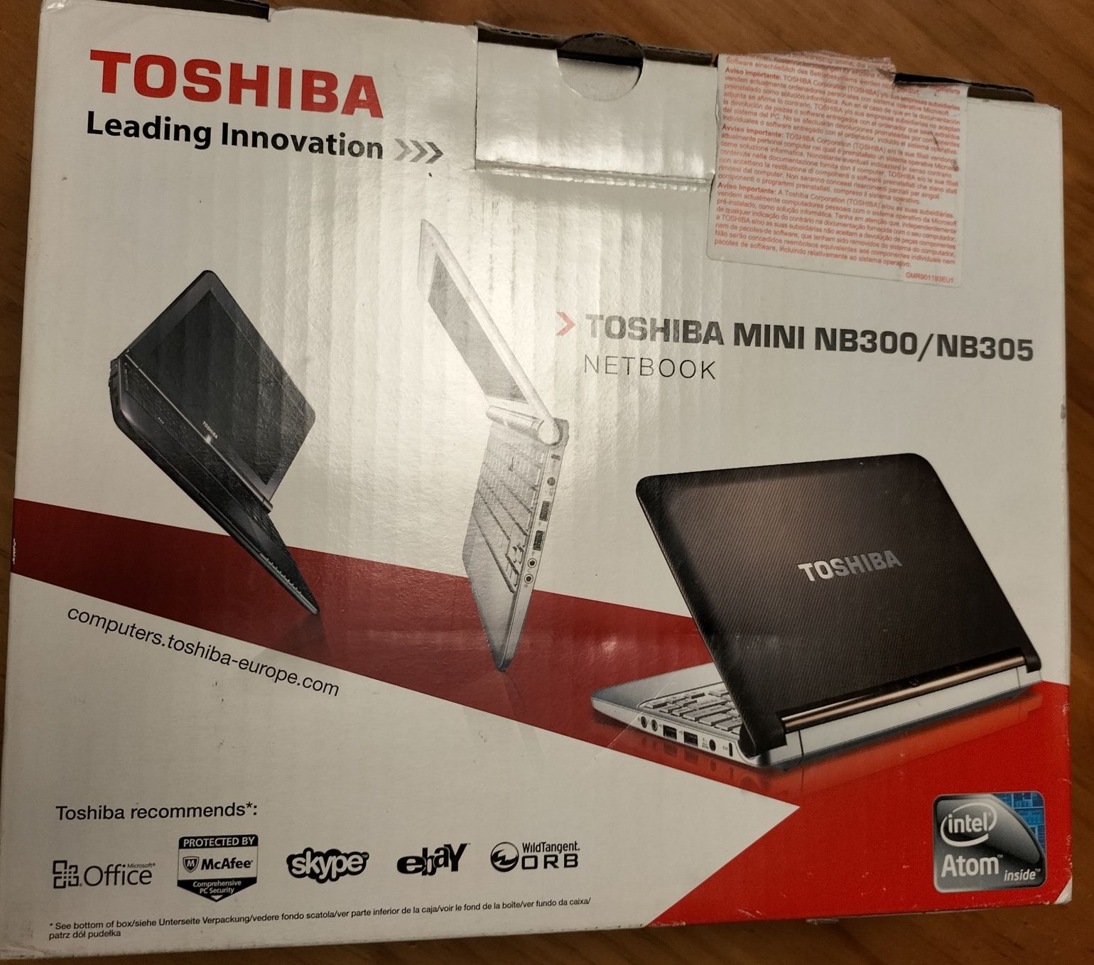 Computador Toshiba NB300