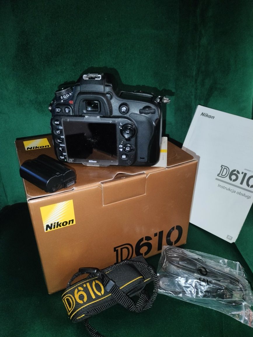 Nikon D610 lustrzanka pełna klatka