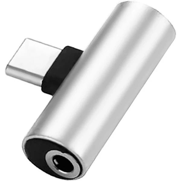 Переходник Адаптер XoKo USB Type-C — AUX mini-jack 3.5 мм Silver (AC-2