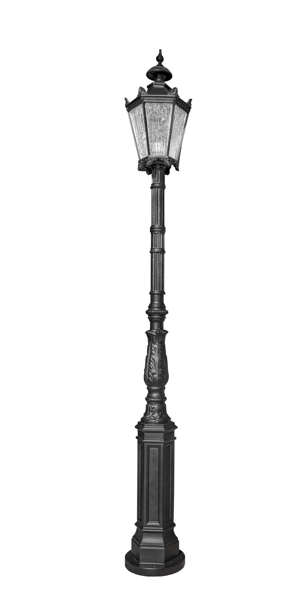 uliczna lampa oświetlenie żeliwna ogród H-260cm gusslaterne