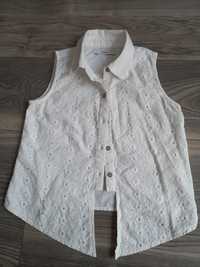 Biała bluzeczka bluzka 9-10 lat