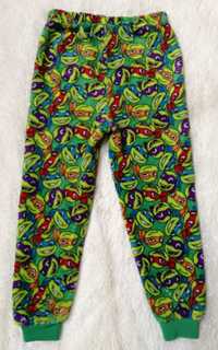 Spodnie piżamowe chłopięce Wojownicze Żółwie Ninja, rozmiar 110, 4-5l