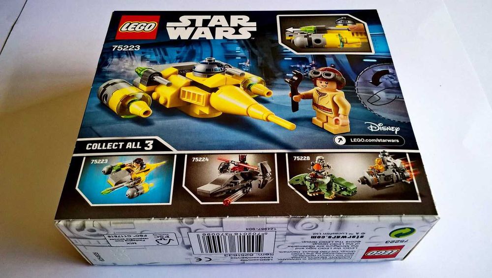 Lego Star Wars 75223 Naboo Starfighter Microfighter selado