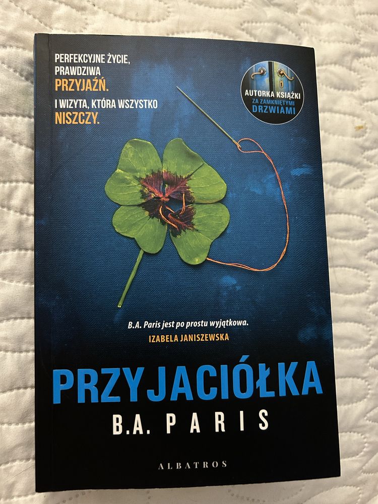 B.A. Paris Przyjaciółka ksiazka bestseller thriller psychologiczny