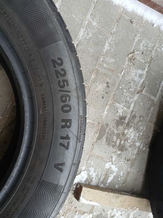 2x używane opony letnie 225/60 R17 Continental Montaż GWARANCJA