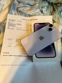 iPhone 14 256GB Purple, dowód zakupu, gwarancja do 03.2026