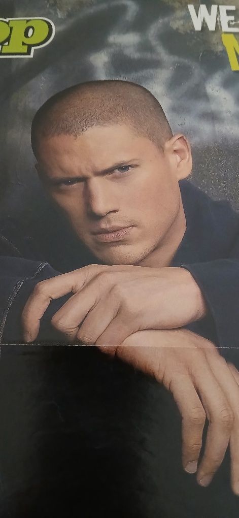 Poster Tokio Hotel/Wentworth Miller,com defeito