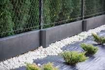 podmurówka płyta betonowa wibroprasowana gładka 30cm szara grafit