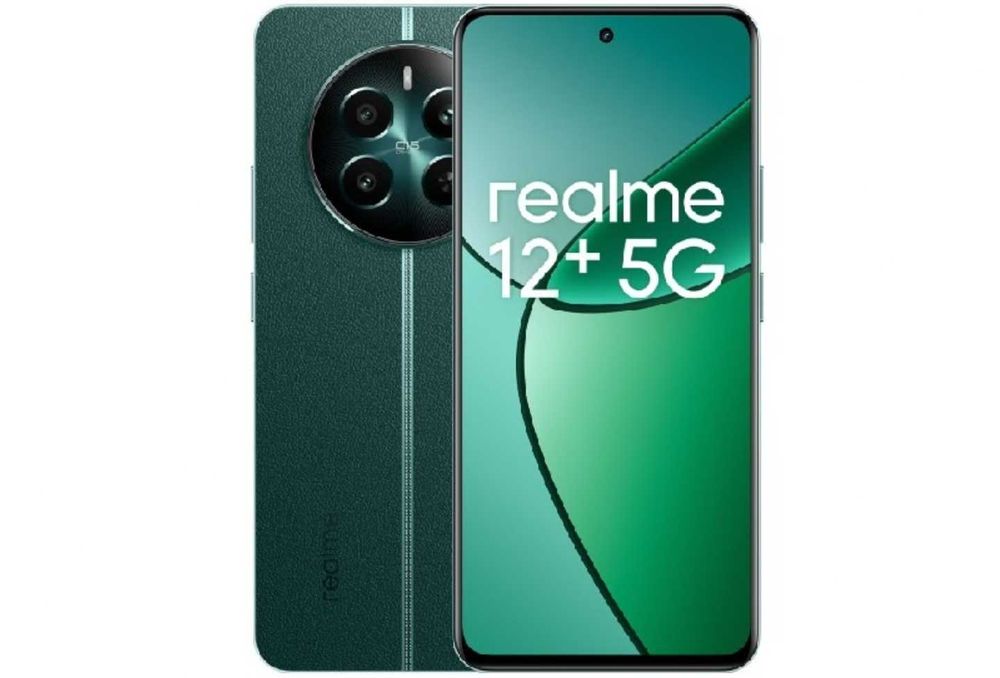Realme 12 plus 5G 8/256 GB zielony EU global z ładowarką smartfon