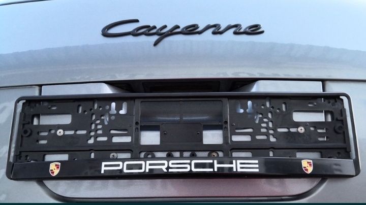 Рамки номера Порше Кайен 955 957 958 Панамера Кайман Бокстер Макан 911