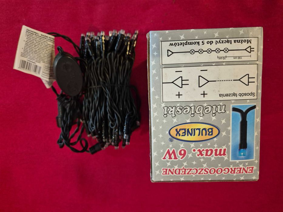 Lampki choinkowe energooszczędne 100 szt.