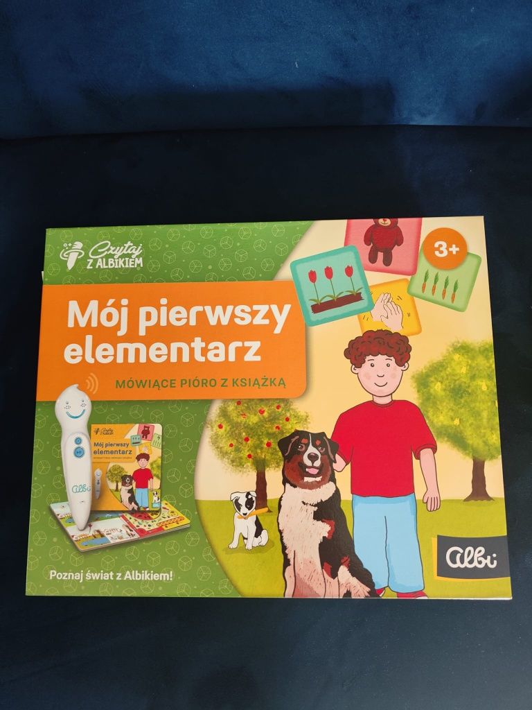 Czytaj z Albikiem- zestaw pióro i książka Mój Pierwszy Elementarz. Jak