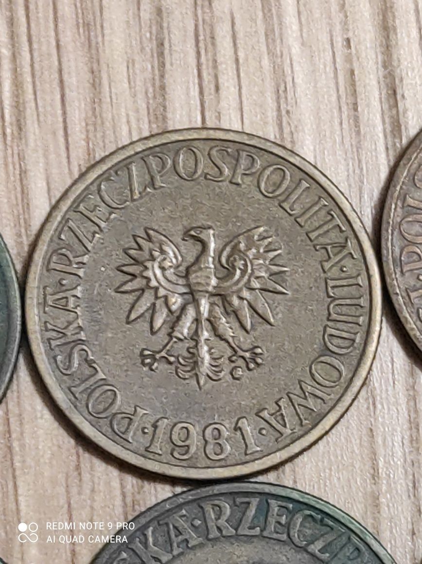 Stare monety PRL 5zł zestaw