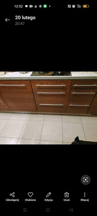 Sprzedam fronty meblowe kuchenne fornir naturalny Ikea używane