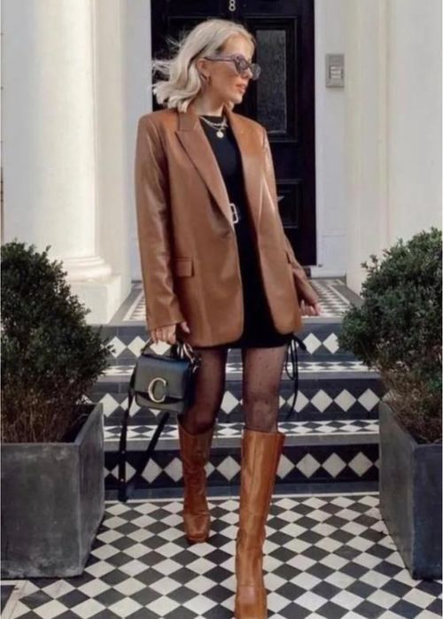 Жіночий шкіряний піджак, жакет, тренч.