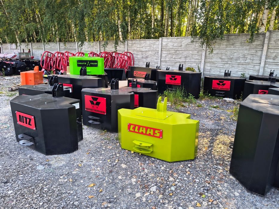 Obciążnik do ciągnika na TUZ Balast różne wielkości Dowóz