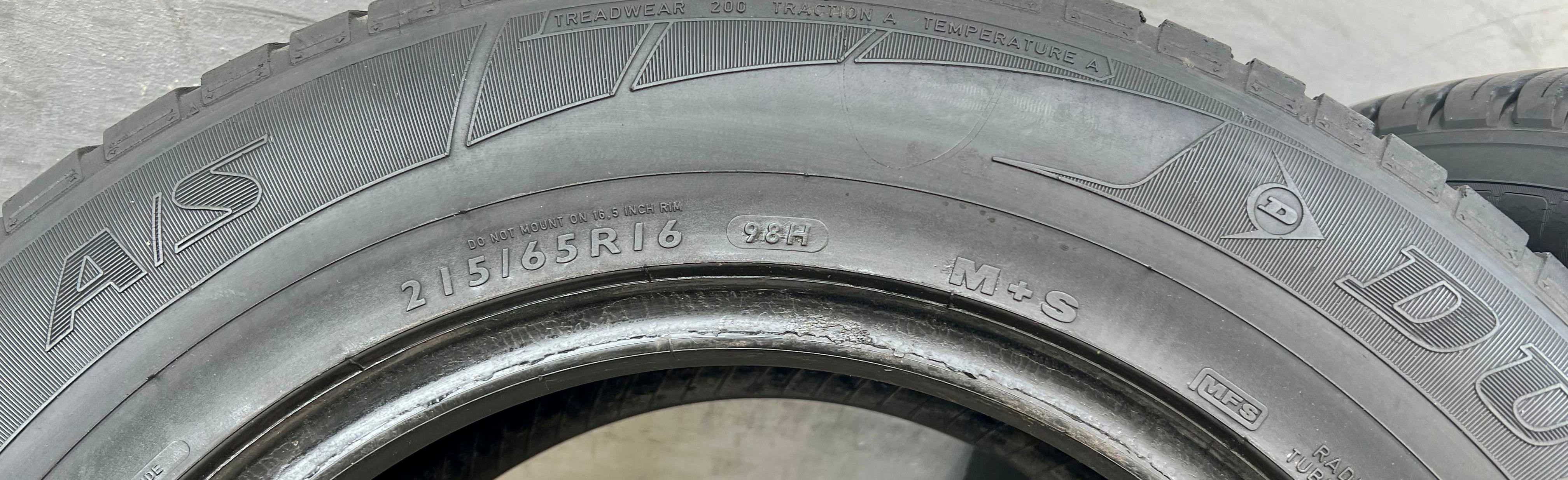 215/65 R16 Dunlop Grandtrek Touring Response 2 шт Летние шины